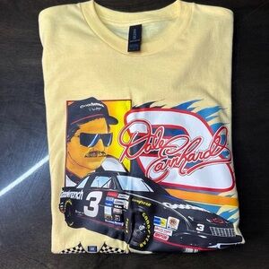 Trendy Boutique Yellow Graphic Tee Dale Earnhardt